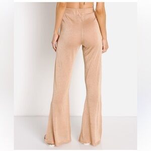 l*space Shimmering Champagne Flare Pants